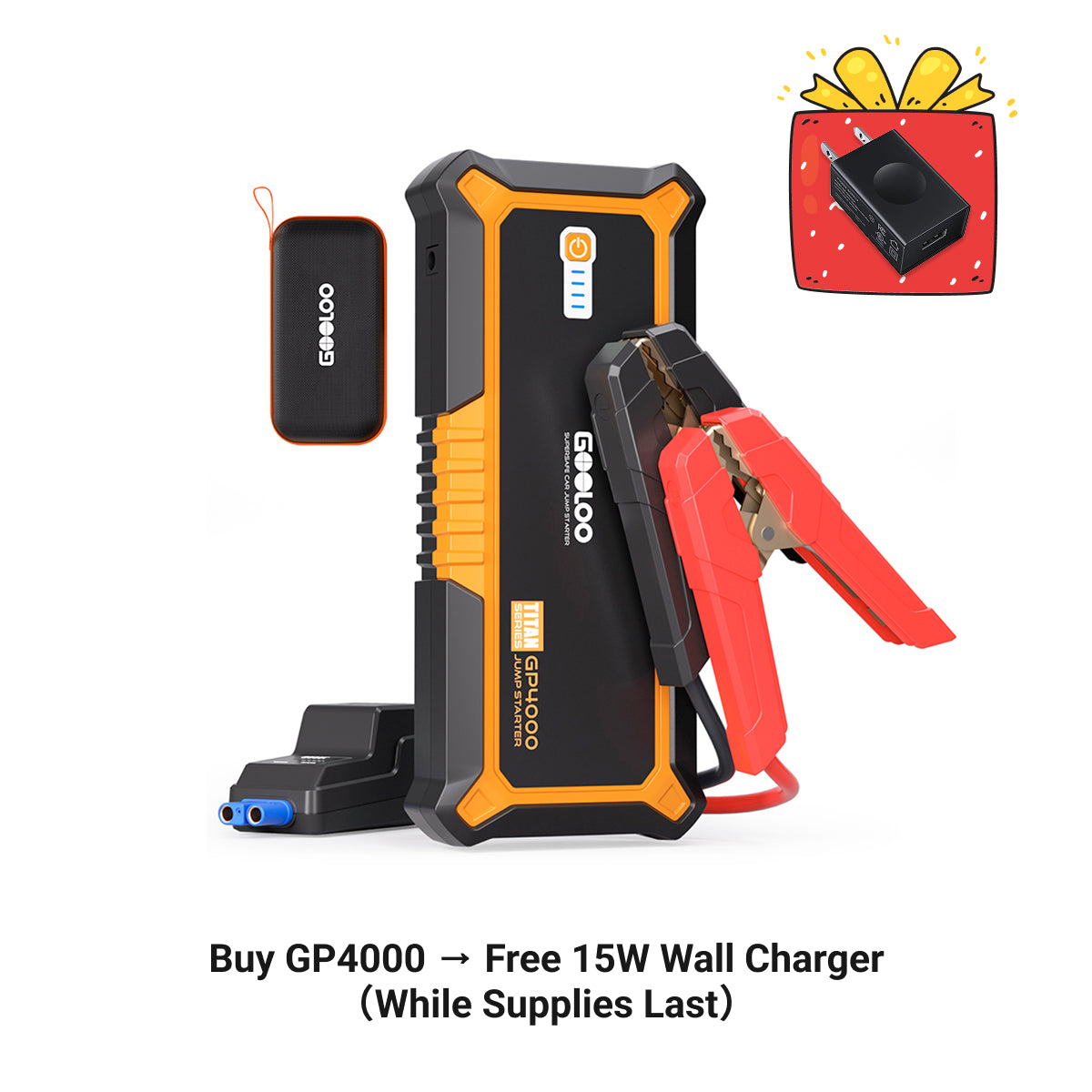 GOOLOO GP4000 4000A SuperSafe Jump Starter